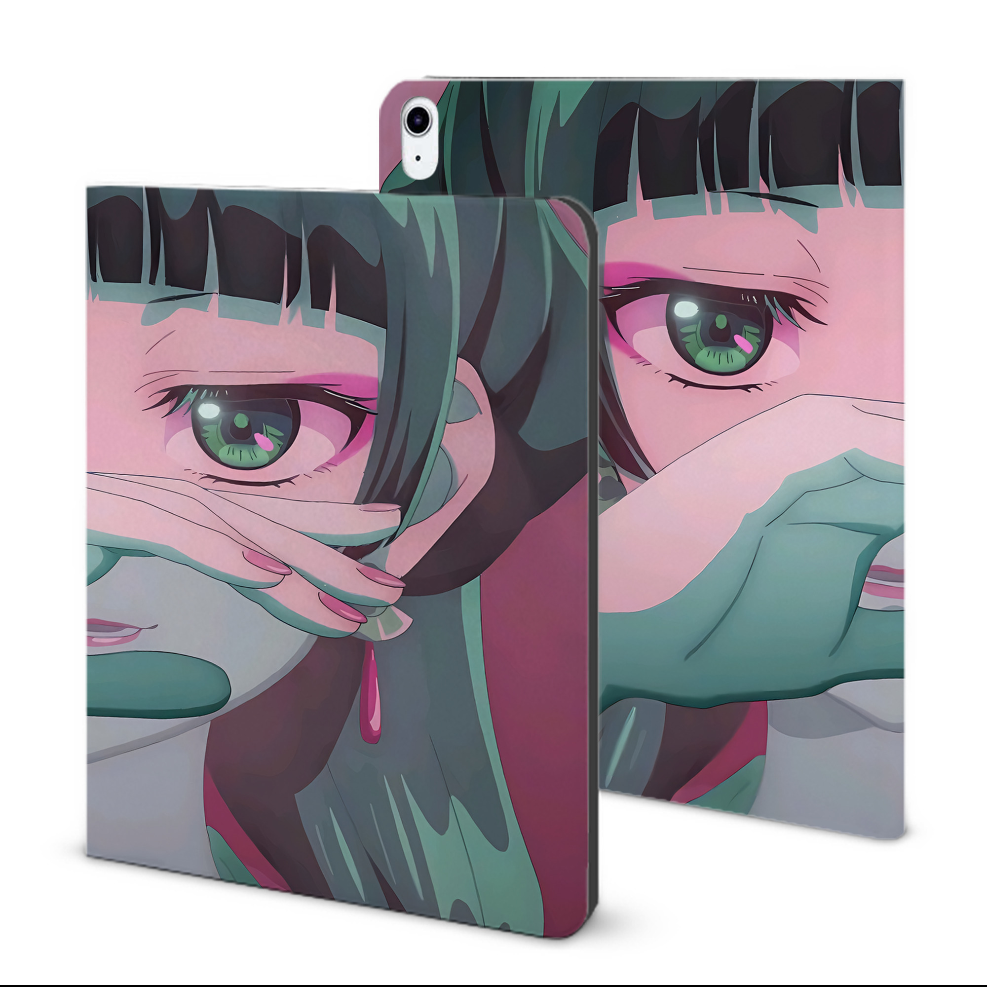 （画像用） 薬屋のひとりごと The Apothecary Diaries IPad ケース ブック型 PUレザー TPU 耐衝撃 軽量 薄型 ペン収納なし 全面保護 IPad 各モデル対応